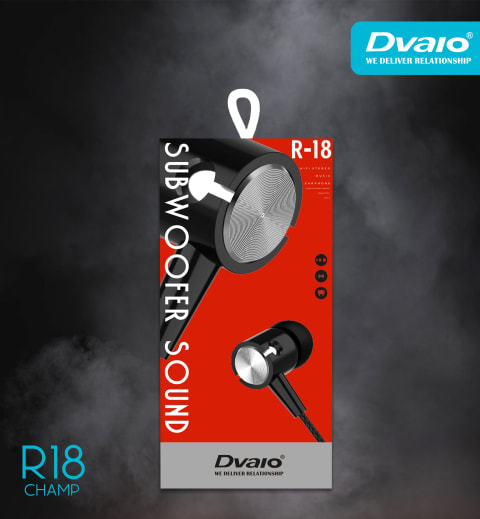 Dvaio R18 Subwoofer Sound Wired Headset